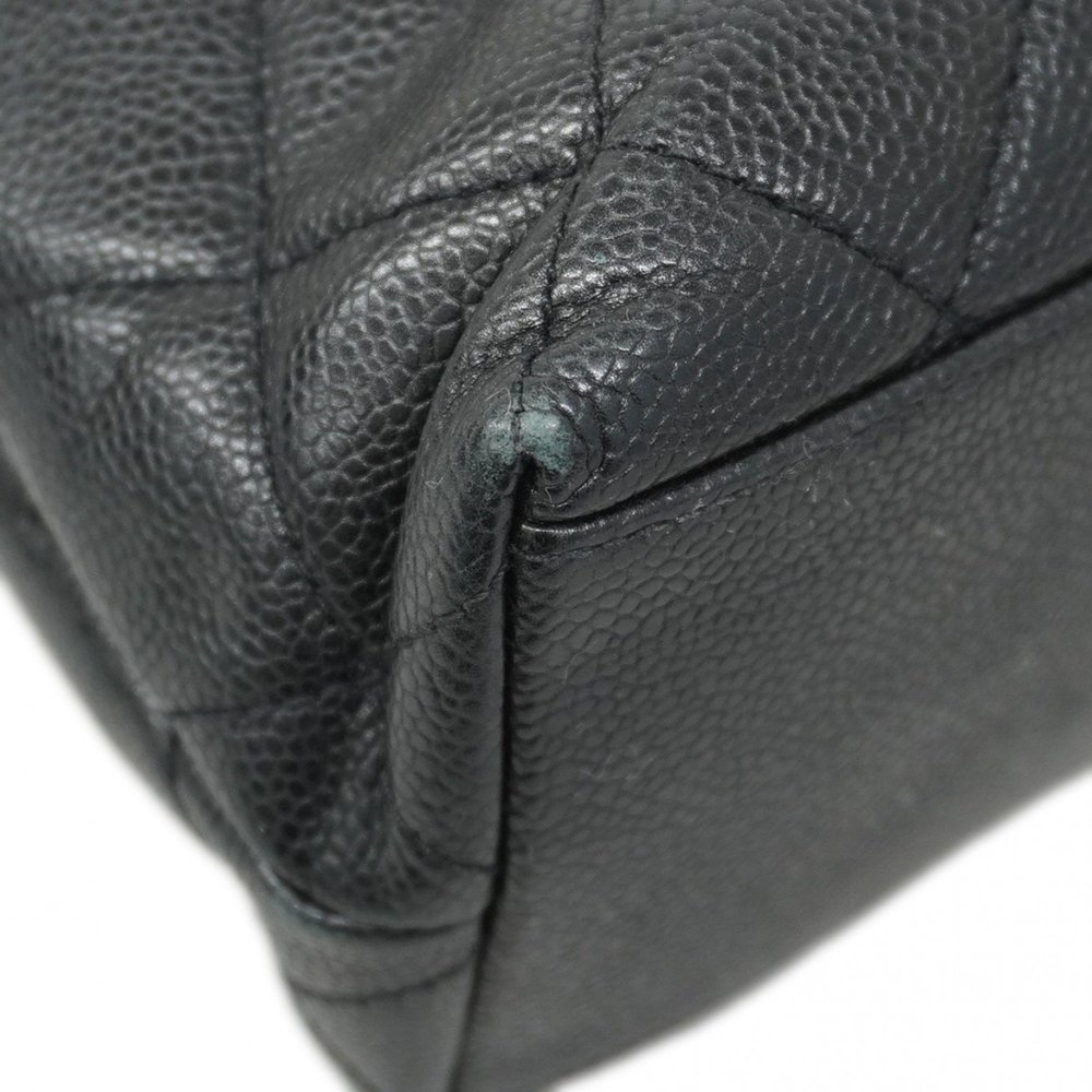 CHANEL Black Caviar Leather Tote Bag - Picture 6 of 15